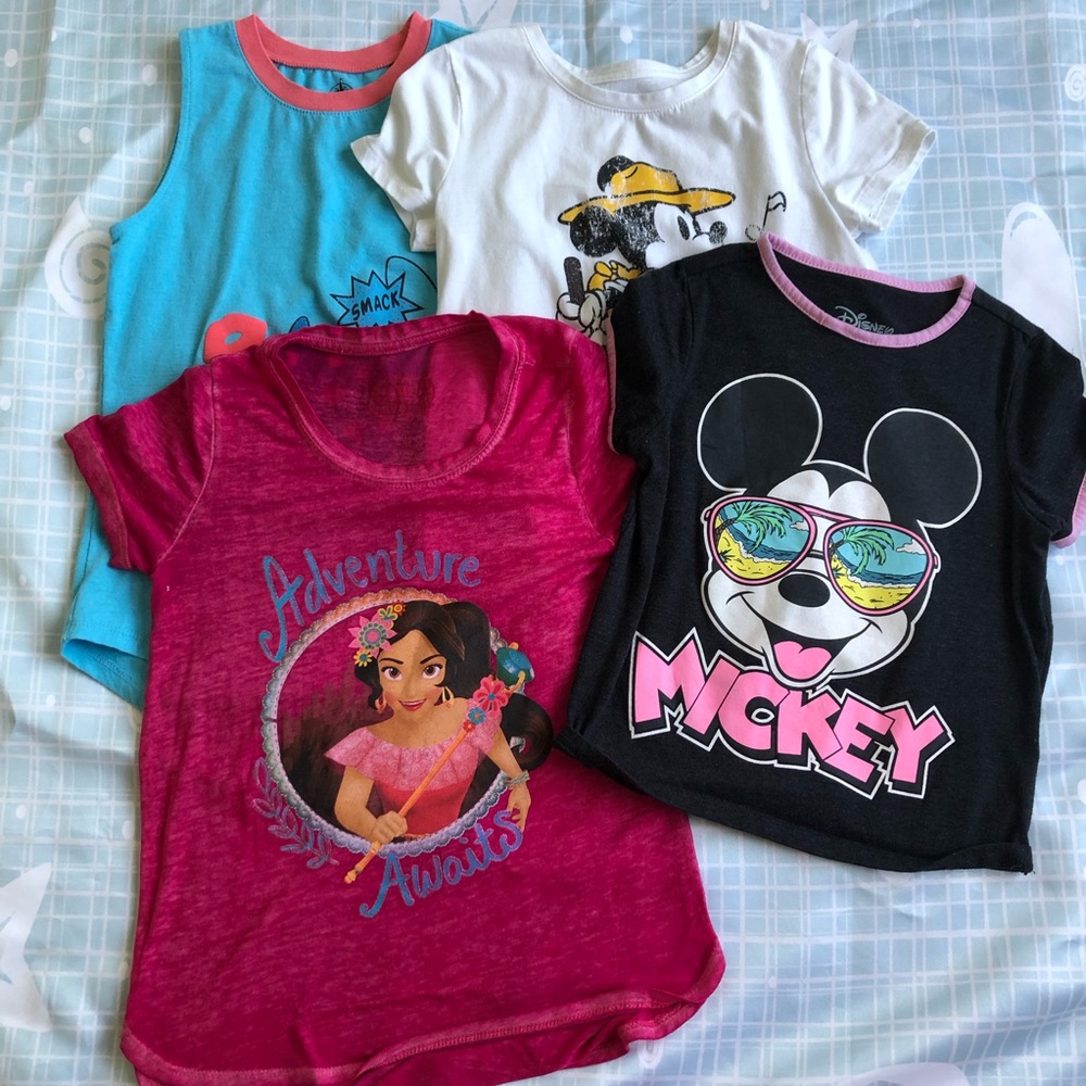 Girls' Disney shirt bundle
